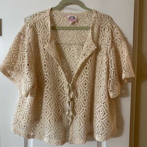 Target Future Collective crochet cardigan